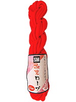 ＳＭ拘束ロープ（２０ｍ）赤