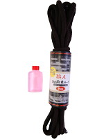 職人ＳＭ拘束ロープ・ダブル構造（８ｍ）黒