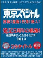 東京スペシャル　投稿！盗撮！告発！潜入！　発足５周年の軌跡！　厳選映像ざっと全部みせます！　２０１３　２９タイトル　８時間